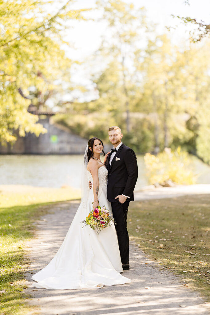 bright wedding photography